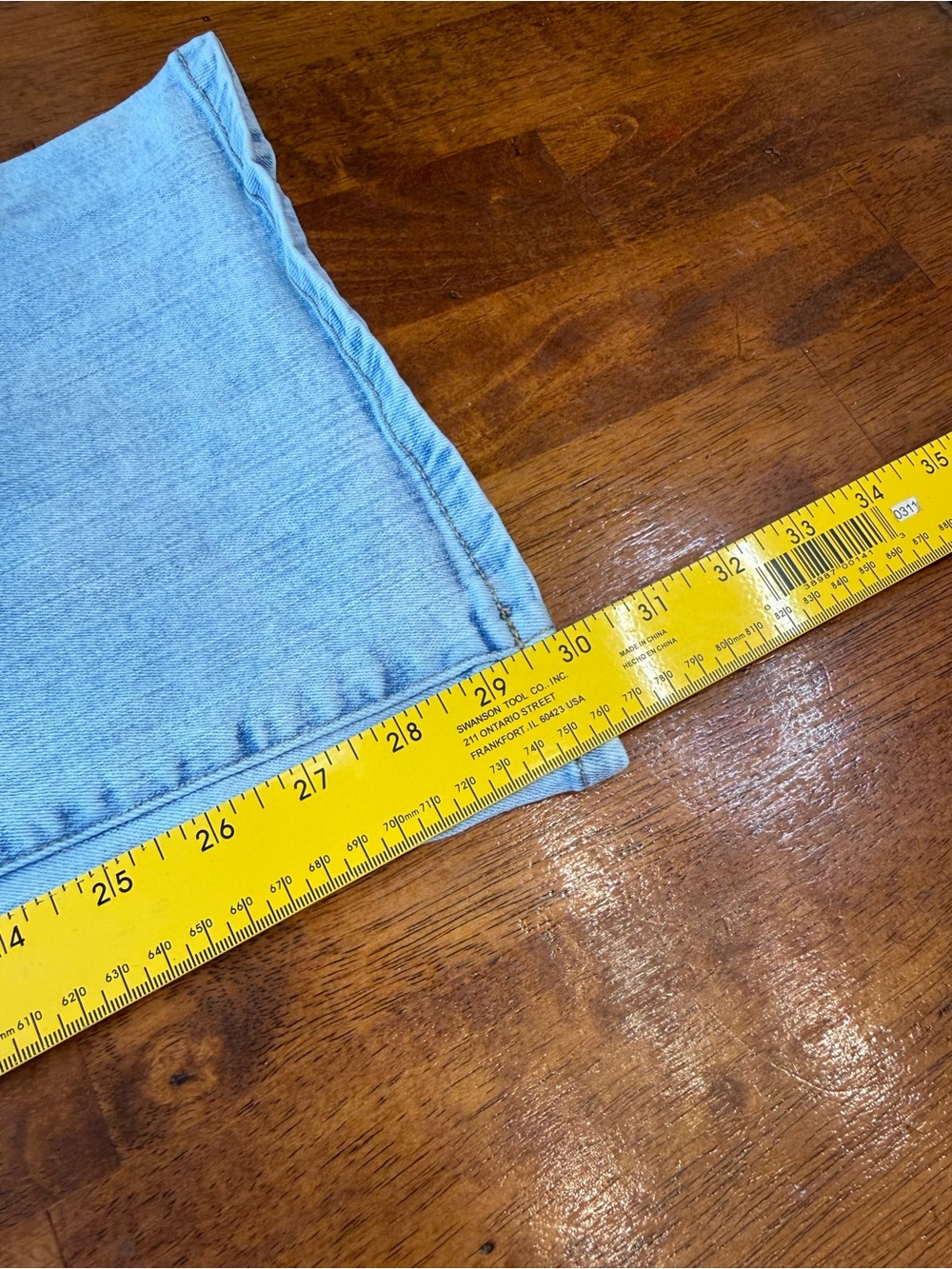 Aeropostale Low Rise Flare Jeans Light Wash Stretch Denim Womens Size 6 regular - Picture 7 of 11